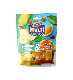 doğal muz&portakal aromalı kuru üzüm